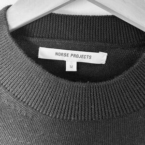 Norse Projects Woman Black Merino Wool Sweater M